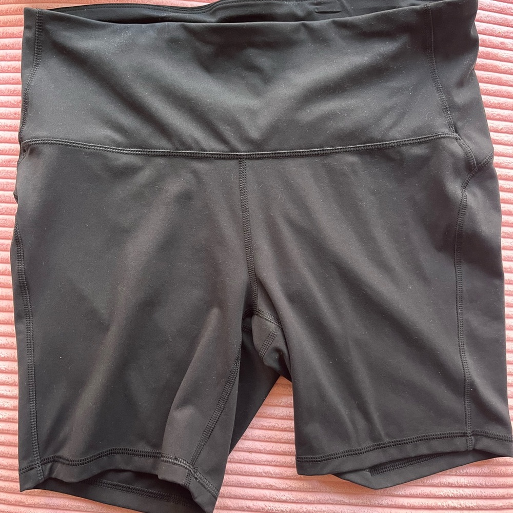 All in motion black biker shorts